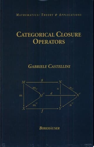 Categorical Closure Operators