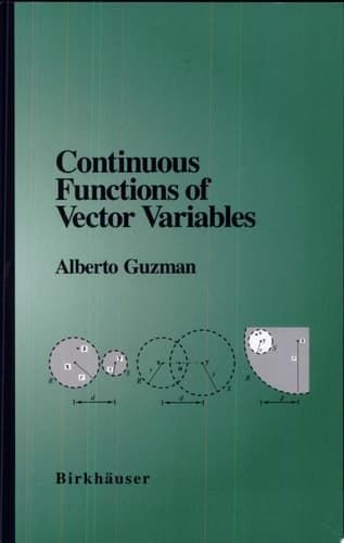 Continuous Functions of Vector Variables