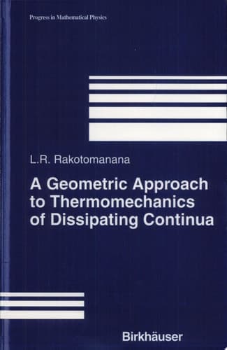 A Geometric Approach to Thermomechanics of Dissipating Continua