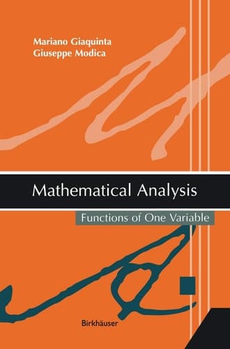 Mathematical Analysis Functions of One Variable