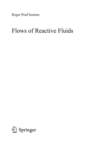 Flows of Reactive Fluids
