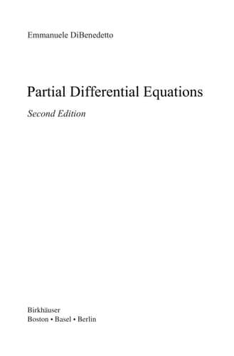 Partial Differential Equations Second Edition