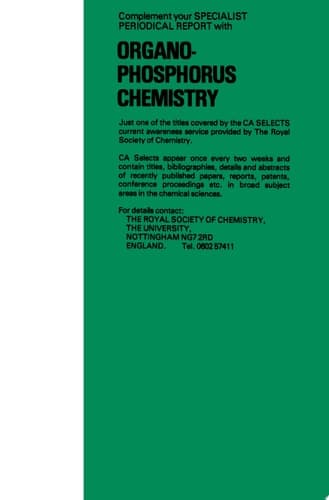 Organophosphorus Chemistry Volume 13