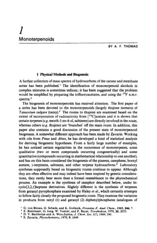 Terpenoids and Steroids