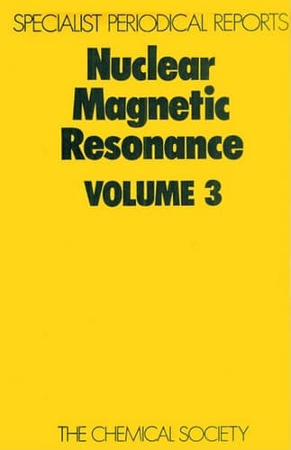 Nuclear Magnetic Resonance Volume 3