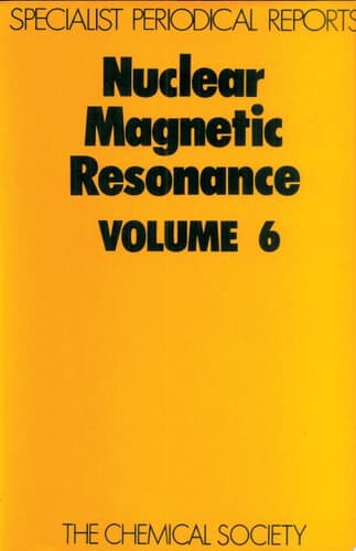 Nuclear Magnetic Resonance Volume 6