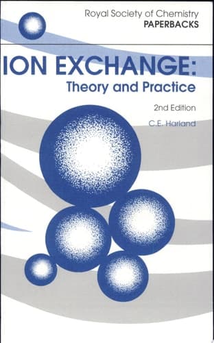 Ion Exchange Theory and Practice