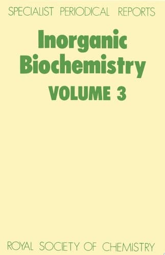 Inorganic Biochemistry Volume 3