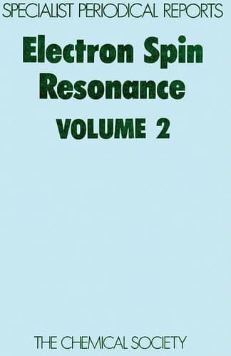 Electron Spin Resonance Vol 2