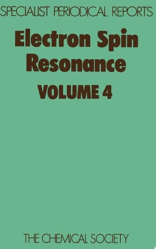 Electron Spin Resonance Vol 4