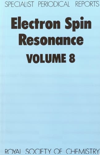 Electron Spin Resonance Volume 8
