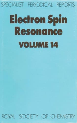 Electron Spin Resonance Volume 14