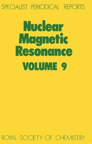 Nuclear Magnetic Resonance Volume 9