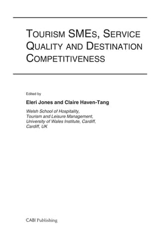 Tourism SMEs, Service Quality, and Destination Competitiveness