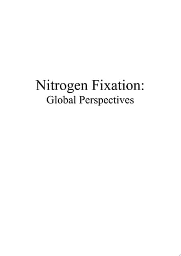 Nitrogen Fixation Global Perspectives : Proceedings of the 13th International Congress on Nitrogen Fixation, Hamilton, Ontario, Canada, 2-7 July 2001