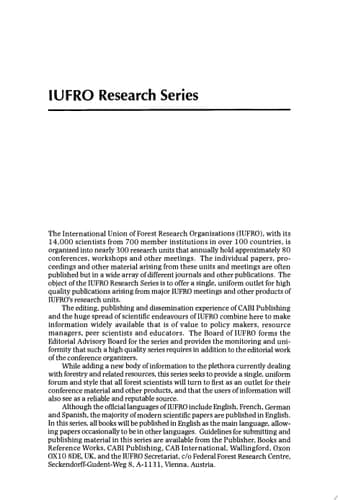 Environmental Change and Geomorphic Hazards in Forests