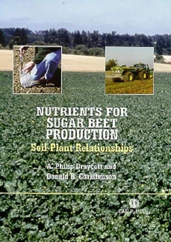 Nutrients for Sugar Beet Production Soil-plant Relationships