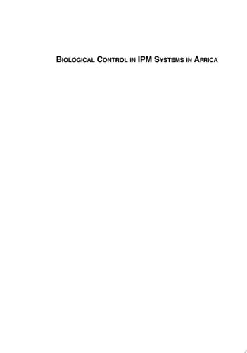 Biological Control in IPM Systems in Africa
