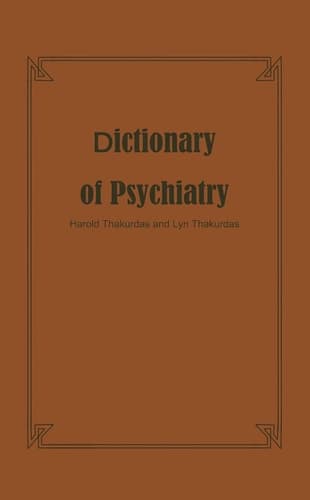 Dictionary of Psychiatry