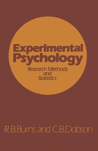 Experimental Psychology Research Methods and Statistics