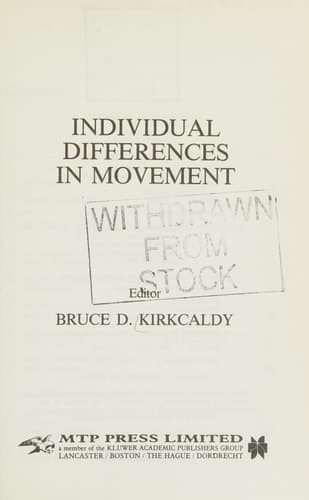 Individual Differences in Movement