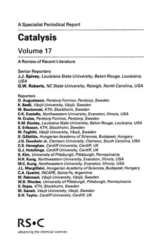 Catalysis