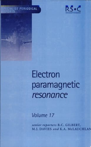 Electron Paramagnetic Resonance