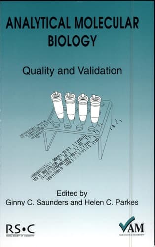 Analytical Molecular Biology Quality and Validation