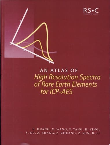 An Atlas of High Resolution Spectra of Rare Earth Elements for Inductively Coupled Plasma Atomic Emission Spectroscopy