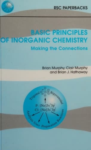 Basic Principles of Inorganic Chemistry Making the Connections