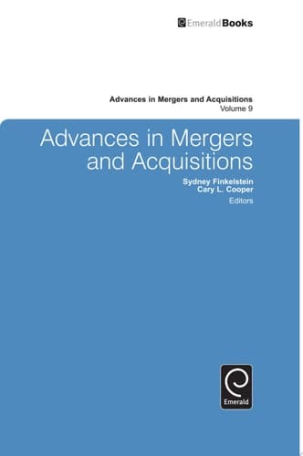 Advances in Mergers and Acquisitions