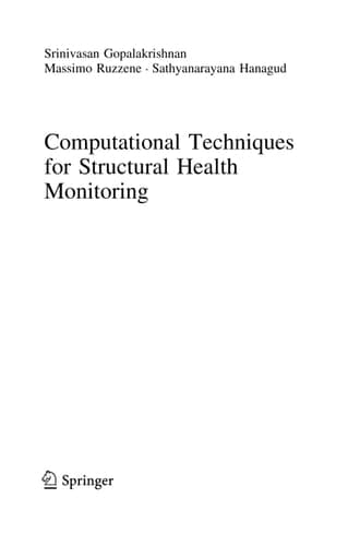 Computational Techniques for Structural Health Monitoring