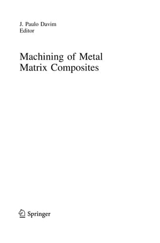 Machining of Metal Matrix Composites