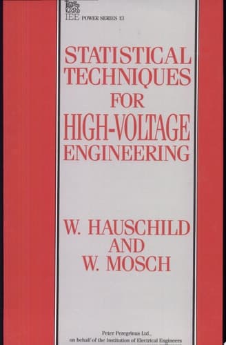 Statistical Techniques for High-voltage Engineering