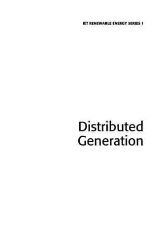 Distributed Generation