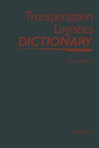 Transportation-Logistics Dictionary (Transport Press Title)