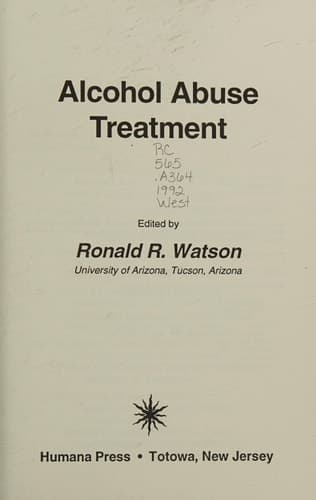 Alcohol Abuse Treatment
