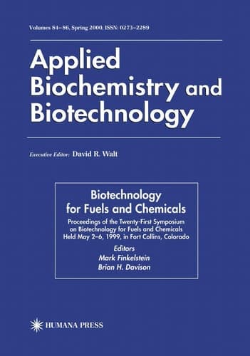 Twenty-First Symposium on Biotechnology for Fuels and Chemicals Proceedings of the Twenty-First Symposium on Biotechnology for Fuels and Chemicals Held May 2–6, 1999, in Fort Collins, Colorado