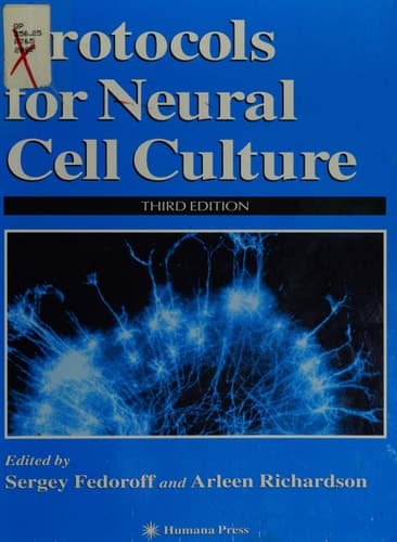 Protocols for Neural Cell Culture