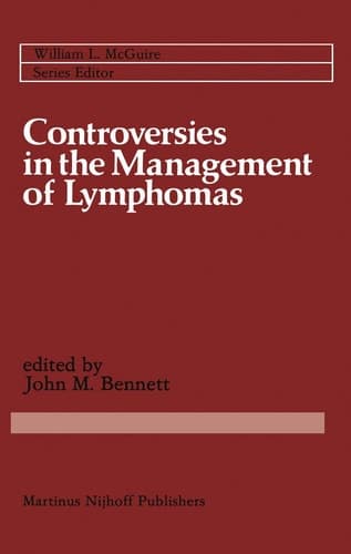 Controversies in the Management of Lymphomas: Including Hodgkin’s disease (Cancer Treatment and Research, 16)