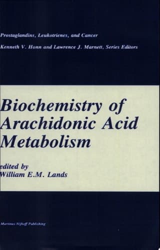 Biochemistry of Arachidonic Acid Metabolism