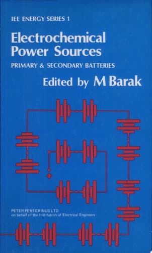 Electrochemical Power Sources Primary and Secondary Batteries