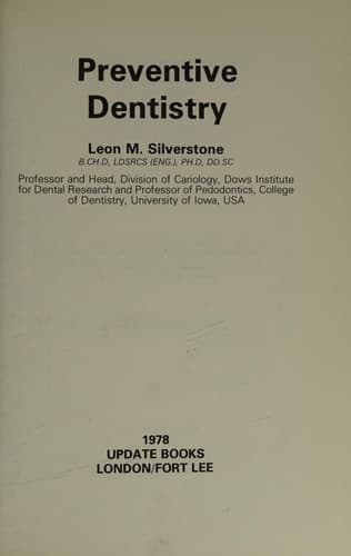 Preventive Dentistry