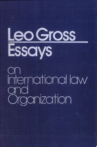 Essays on International Law and Organization