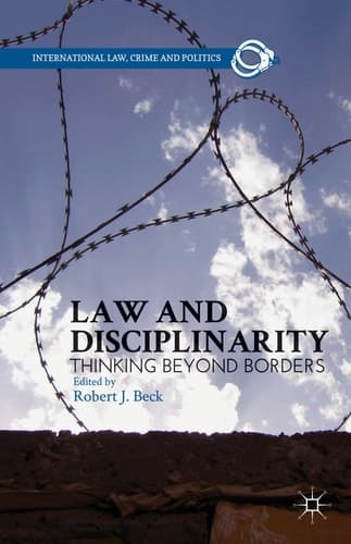 Law and Disciplinarity Thinking Beyond Borders
