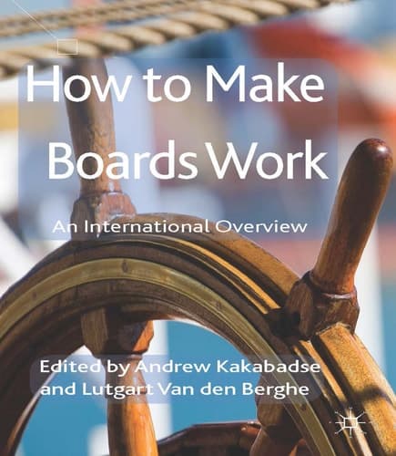 How to Make Boards Work An International Overview