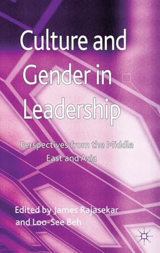 Culture and Gender in Leadership Perspectives from the Middle East and Asia