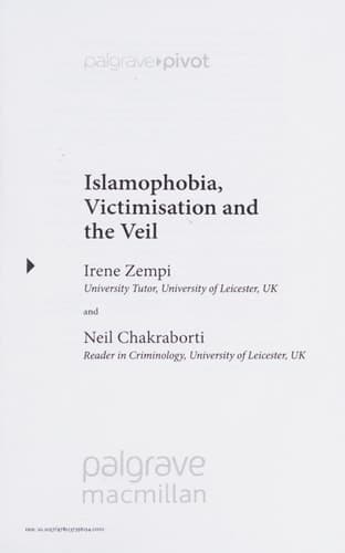 Islamophobia, Victimisation and the Veil