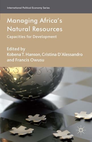 Managing Africa's Natural Resources Capacities for Development