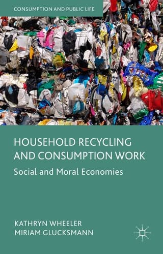 Household Recycling and Consumption Work Social and Moral Economies